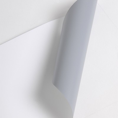 POP310ECOS - Film Opaque Blanc/Gris Satin
