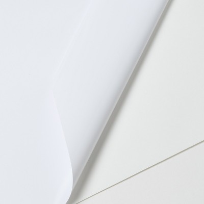 V201WM1 - Blanc Mat adh permanent gris